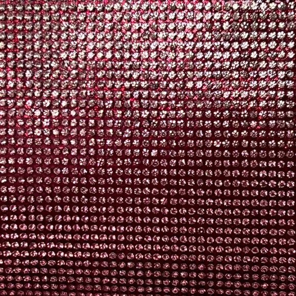 INC INTERNATIONAL CONCEPTS Carolyn Rhinestone Ombre Pink & Silver Evening Clutch - Picture 9 of 12